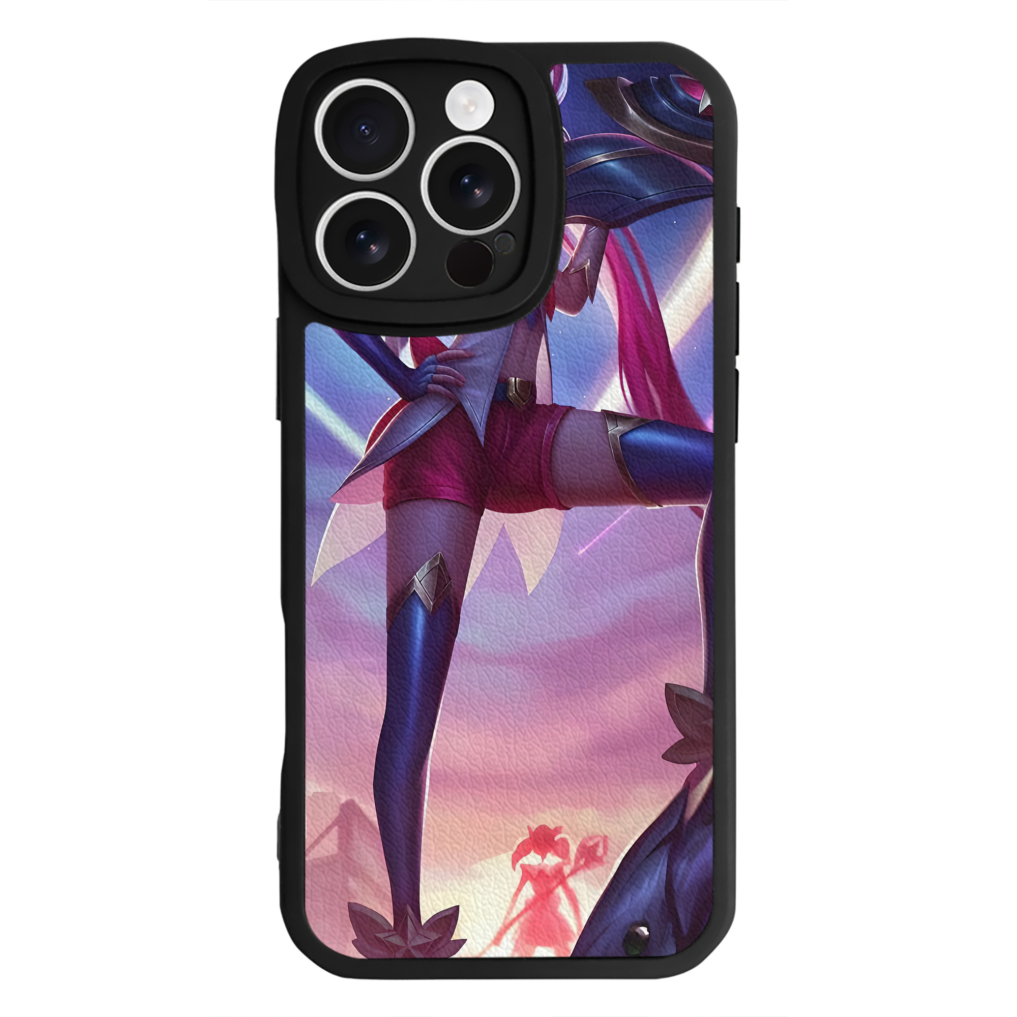 リーグ・オブ・レジェンド League of Legends LOL 【iPhone 16シリーズ対応】シリコンスマホケース（レザー調） 材質：シリコン